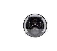 Pour CB 400 500 1300 Pour Hornet 250 600 900 Pour VTR250 Phare LED Rond De 7 Pouces Avec Yeux D'angle DRL Halo 7" Phare Avant Moto(Black White Halo A)