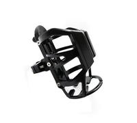 pour CB Shine Trigger Twister Unicorn CB400 CB300 CB250 CB125 CB1000 Moto CNC Accessoires Boisson Bouteille d'eau Porte-Gobelet(Noir)