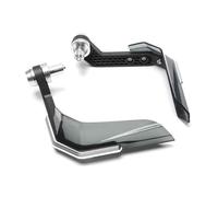 Pour CB360 G T CB450 CBF600 CRF450R XL350 XR650L Protège-mains Bouclier Protection Pare-brise Équipement Protection Protège-mains HETEVSCCK(Argent)