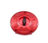 Pour CB400 VFR 800 1200 F VFR1200F VT250 MC20 RVF 400 RC51 NT700V ST1300 CB 150R Bouchon De Réservoir De Carburant De Moto(ROUGE)