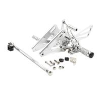 Pour CB400SF CB400 VTEC SPEC 1 2 3 1992-1997 Modification De La Pédale De Moto Moto Repose Pieds à Pédale Pied(Silver)