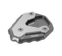 Pour CB500X 2019 2020 2021 Pour CB 500X Pour CB500 X Béquille De Moto Pied Latérale Extension Plaque Support Agrandir Agrandisseur Pad(Titanium2)