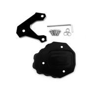 pour CB500X CB 500X CB500 X 2013-2023 2022 2021 Béquille De Moto Pied Latérale Agrandir Plaque D'extension Coussinet(Black-no Logo)