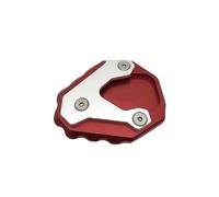 Pour CB500X Pour CB400X Pour CB 500X Pour CB400 X 2013-2023 2022 Plaque Support Latéral Moto Support D'agrandis Sement Béquille Extension Support Agrandisseur Pad(Red1)