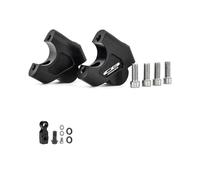pour CB650R 2019- Rallonge De Durite De Frein Et Rehausse De Guidon pour Moto(Le Noir,with Logo)