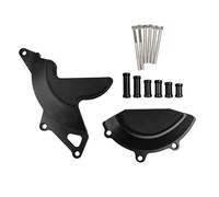 pour CB650R CB 650R 2019 2020 2021 Boîtier De Moteur Moto Stator Couvercle d'embrayage Gardes Crash Pad Cadre Curseurs Protecteur(NO Logo Black)
