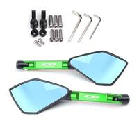 Pour CB650R CB650 R Rétroviseurs De Moto Universels CNC, Rétroviseur Latéral Bleu Anti-éblouissement Moto Latéraux Rétroviseur(Big5)
