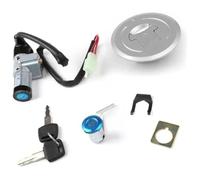 pour CBF125 CBF 125 2009 2010 2011 2012 2013 Kit De Verrouillage Clé Rechange pour Interrupteur D'allumage Moto Composants D'allumage