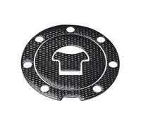 Pour CBF190R ER6N Z650 ER6F PCX125 Moto 3D Autocollants Étanches Gaz Réservoir Bouchon Couverture Tampon Protecteur Autocollants Couverture d'essence moto(Noir)