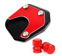 pour CBR 1000RR CBR1000RR 1000 RR 2004-2006 2007 Accessoires De Moto Béquille Pied Latérale Coussinet Bouchons Valve Pneu(Red 1set)