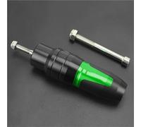 pour CBR1000F pour CBR1000RR pour CBR1000RRR Accessoires De Moto CNC Protection Contre Les Chutes D'échappement Curseur Crash Pads(C-Green)