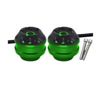 pour CBR1000RR 2008-2024 CBR600RR 2009-2015 Moto Avant Arrière Essieu Fourche Roue Crash Slider Protector Pad Anti-Choc(Front Green)