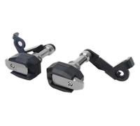 pour CBR1000RR 2017-2019 Moto Antichute Porte-Bagages Curseur Carénage Protection Housse glissière Protection Cadre(Titanium)