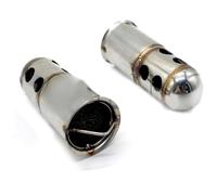 pour CBR250R CBR300R CB300F CBR500R CB500F CB Universel 51mm Extrémité Avant DB Tueur Moto Silencieux D'échappement Accessoires D'échappement Intermédiaire Moto
