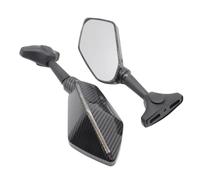 pour CBR600RR 2003-2019 CBR1000RR 2004-2007 1 Paire Moto rétroviseur Clignotants rétroviseurs latéraux(Carbon)