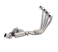 pour CBR650R CB650F CB650R CBR650F 2014 2015 2016 2017 2018 2019 2020 2021 2022 2023 2024 Kit De Modification Complet Ligne D'échappement Racing pour Moto 60Mm