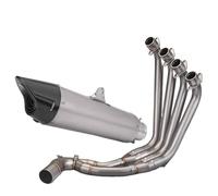 pour CBR650R CBR650F CBR650 2014 2015 2016 2017 2018 2019 2020 2021 2022 2023 2024 2025 Système Complet D'échappement Avant pour Moto avec Sortie De Chaîne