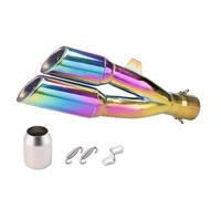 Pour CBR650R Silencieux D'échappement Modifier Tube Double Sortie Pot d'échappement(F)