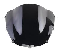 pour CBR900RR pour CBR954RR 2002-2003 Carénage Pare-Brise À Double Bulle Moto Pare-Brise Moto(Black)