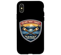 pour Certains, il Existe Une thérapie pour Le Reste d'entre Nous (Blague sur l'équipage d'aviron) Coque pour iPhone X/XS