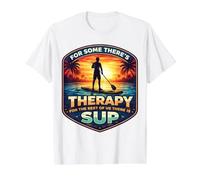 pour Certains, il y a Une thérapie pour Le Reste, il y a Un Amateur de Sup T-Shirt Graphique avec Valeur, Homme, Blanc, XL