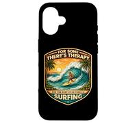 pour Certains Theres Therapy for The Rest There is Surfing Surfer Coque pour iPhone 16