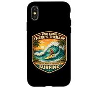 pour Certains Theres Therapy for The Rest There is Surfing Surfer Coque pour iPhone X/XS