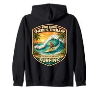 pour Certains Theres Therapy for The Rest There is Surfing Surfer Sweat à Capuche