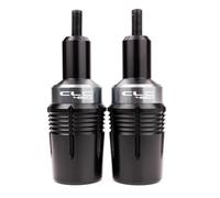 Pour CFMOTO 450CLC 450 450 CLC Bobber 2025 | Curseurs Cadre Protection Contre Chutes Protecteurs Collision(Titanium 5)