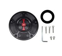 Pour CFMOTO 450SR Bouchon De Réservoir D'essence Sans Clé En Aluminium CNC Pour Moto POMPOMPUR(Red)