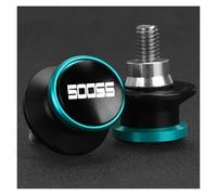 pour CFMOTO 500 SS 500SS 2024-2026 Vis De Béquille De Moto 10 Mm avec Patins pour Bras Oscillant Bobines Bras Oscillant Diabolos De Béquille(Light Blue)