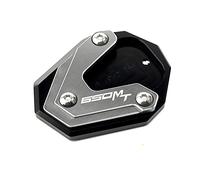 Pour CFMOTO 650MT 650 MT TR-G 650TRG 2021 2022 Motos Béquille Pied Béquille Latérale Agrandisseur Plaque Extension Pad CNC Support Plaque Pneu Valve Caps(G)