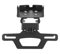 Pour CFMOTO 675 Pour SR-R SS SR NK Moto Plaque D'immatriculation Support Pliable Arrière Clignotant Séparateur Garde-boue Suppression Cache-bagages indicateurs moto feux aignal virage(Item A)