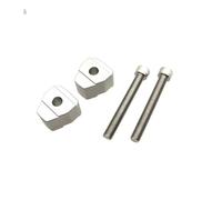 Pour CFMOTO Pour 700MT Pour 700 MT Pour CF700MT 2025 Adaptateur D'extension De Pince De Guidon De Moto Pontets Guidon Moto(Silver)