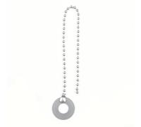 pour chaîne Cymbale Alliage Aluminium pour robuste 14mm pour(Silver) | Alliage aluminium , finition exquise, idéal pour jazz, longueur 29cm, montage facile