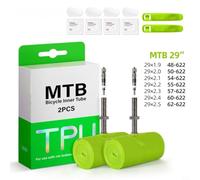 pour Chambre à Air pour TPU MTB 65g pour Pneus 1.9-2.5 Pouces | pour tpu ultra-léger 65g, 70% plus léger que caoutchouc, efficacité de pédalage améliorée, idéal course