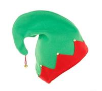 pour chapeau De Noël pour velours Vert Avec Cloches Pour Adultes Deux | Tissu brossé doux pour confort lors des soirées Fêtes de Noël et événements à thème Adapté aux enfants et adultes