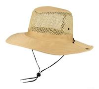 pour chapeau de Pêche Unisexe à Large pour bord 11cm Maille Respirante | Maille respirante, tissu polyester léger, trous de ventilation pour confort été