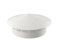 pour chapeau de Pluie PVC 75mm Grille Ventilation Toit pour(250mm) | PVC pour durable, diamètre 75mm, design dôme, installation pour facile, toit maison