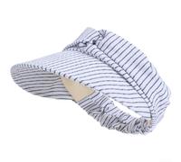 pour chapeau pour soleil pour femme Large pour bord Ouvert Coton Rayé Été | pour bord large de 9cm, protection étendue, design ouvert pour une ventilation maximale en été