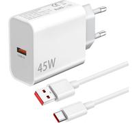 Pour Chargeur Xiaomi 45w,Chargeur Rapide Avec Cable Pour Xiaomi 14 15 13 Lite/14t 14c/13 Pro/13t 12t/12/11t 10t,Redmi Note 14 13 12 Pro/11/10 11s 10s,Poco X7 X6 X5 F7 F5 M7 M6 M5s,C75 C65 Tu[Z3802]