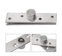 Pour charnière rotative à 360 degrés en acier inoxydable, conçue pour une installation vers le haut et vers le bas sur les portes en bois et en alliage (S)