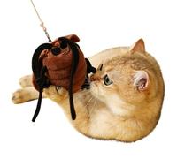pour Chat Bruissants Peluche cafard avec à chat, animal doux rigolo | Jeux Intérieur Dentition Coup De Patte Pour Petit Moyen Grand Animal Extérieur Maison Balcon