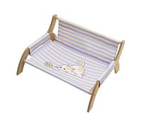 pour Chat - Effet apaisant, Tissu Respirant, Motif rayé, Poids léger,Espace détente pour Chaton,pour foyers Multi-Chats, pour Le Repos, l'intérieur, l'extérieur et Le Sommeil