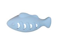 pour chat en forme de poisson - 11,86 x 5,7 x 4,72 cm en silicone, jouet interactif, à chat | Parfait pour les chatons en intérieur, les exercices d'enrichissement des félins, les