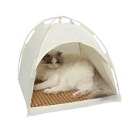pour chat isolé - Abri chaud pour animaux de compagnie en plein air, lit pour chat adapté à toutes les saisons | Cabine imperméable et coupe-vent, confortable pliable et riscal