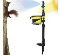 pour chat - pour chat | pour animaux | Arroseur activé par le mouvement Quick Fix Ultrasonique pour chats avec piquet de terre à énergie solaire ABS pour arroseurs