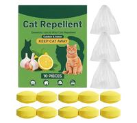 pour Chats Extérieur - Comprimés Anti-Fouissage du Chat,Pastilles Anti-creusage - pour Communauté Extérieure Arrière-Cour Patio Pelouse Publique Jardin