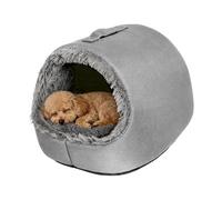 Pour Chats Fermé - Hiver | Tente Warm House - Grottes Illuminata Pour Chat Chaud | Cueva Para Gatos De Invierno | Niche En Dôme Pour Chats | 2026 Pro | Semi-fermé | Dortoir | Chambre à Lett