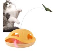 pour Chats Interactifs Électroniques Pour Chats | Baguette D'Agacement Automobile Avec Papillon Anti-Ennui Exercice Développement Divertissement Simulation Chasse Pour Chaton